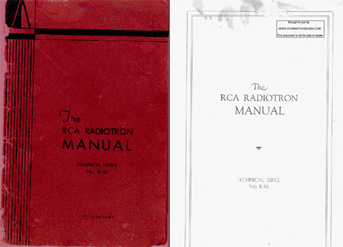 Manuals - RCA RC10 - RCA Radiotron Manual Thumbnail
